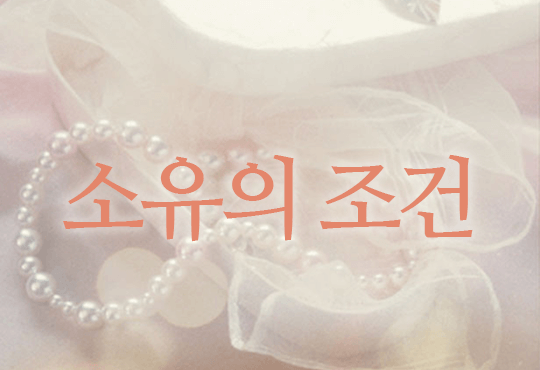 소유의 조건